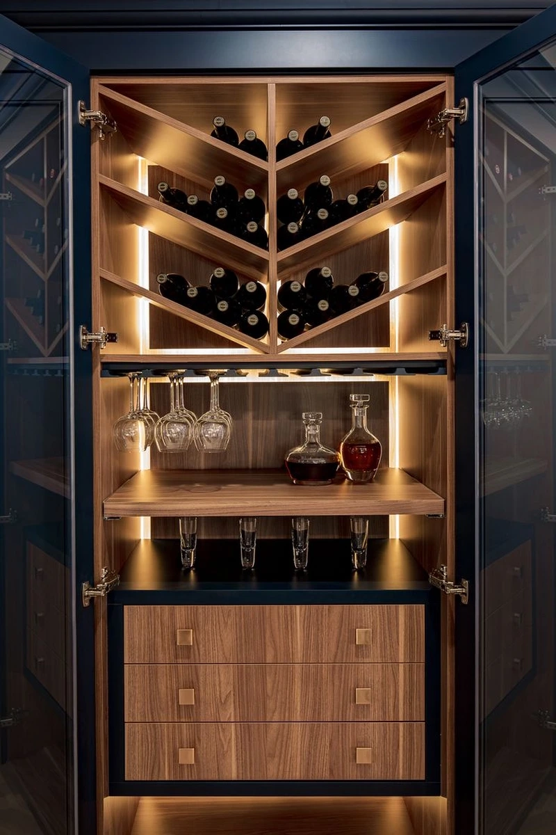 Cách chọn tủ rượu phù hợp không gian phòng khách