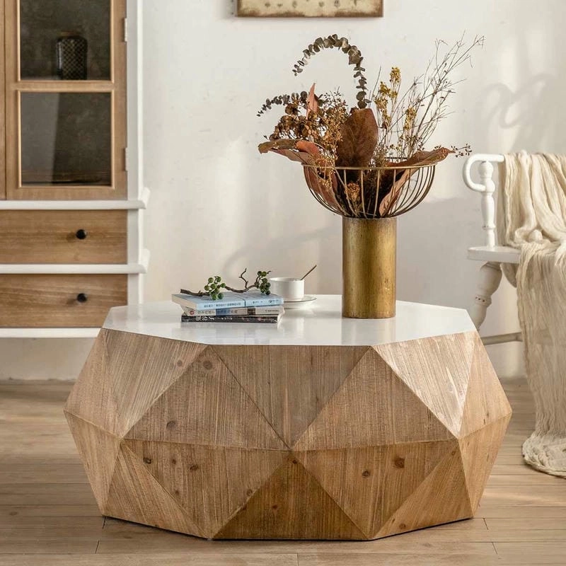 Bàn trà gỗ đẹp hài hòa thẩm mỹ phòng khách