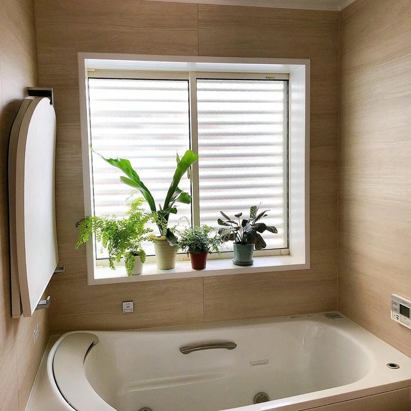 Decor phòng tắm gọn gàng mang lại cảm giác sạch sẽ