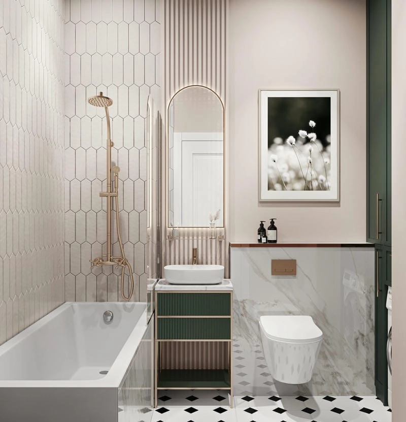 Nhà vệ sinh tân cổ điển xu hướng được nhiều người lựa chọn