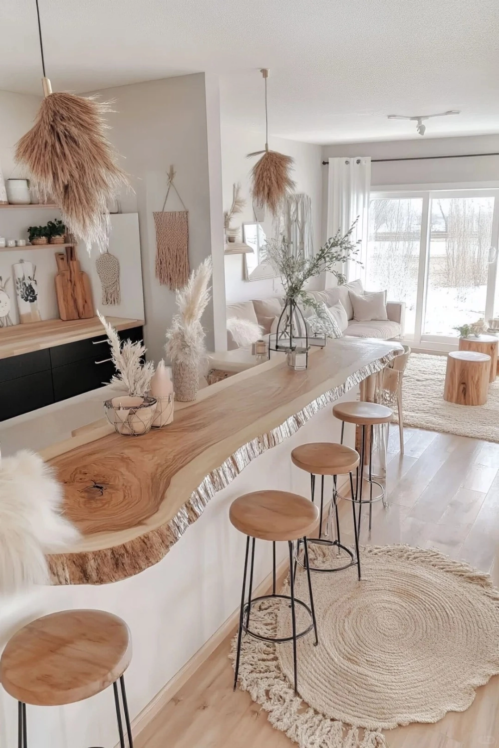 Bàn đảo bếp gỗ gõ đỏ chạm khắc hoa văn cổ điển đẳng cấp