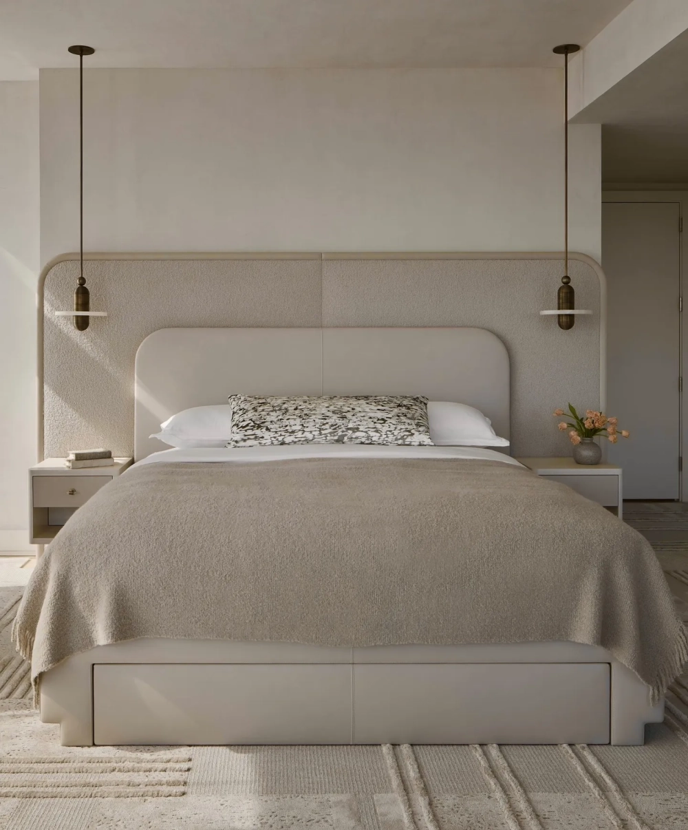 Giường ngủ bọc da thông minh có ngăn kéo để đồ tiện lợi