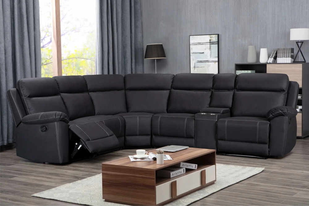 Sofa thông minh phối hợp đèn led tạo hiệu ứng ánh sáng hiện đại