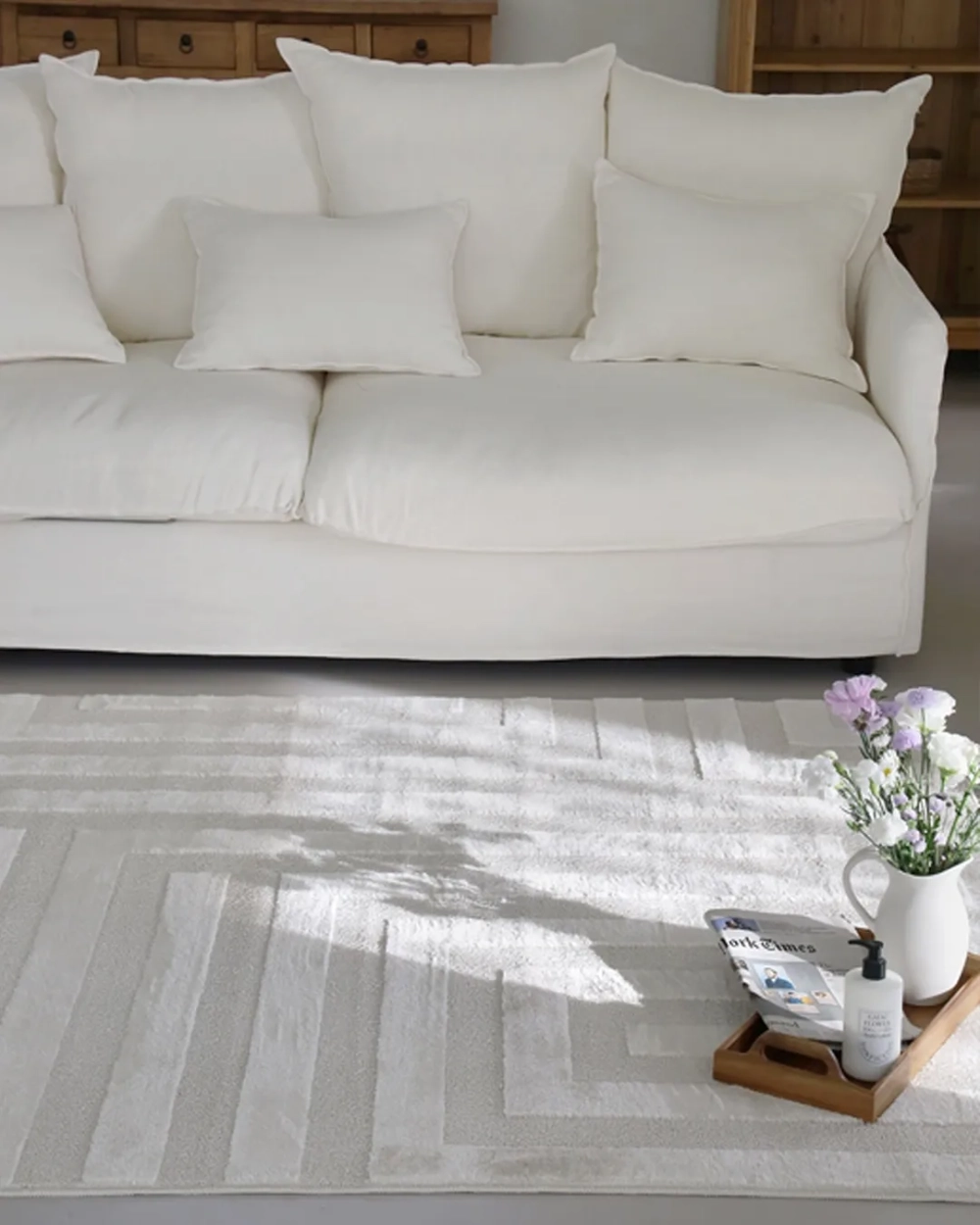 Mẫu thảm lót sàn bằng nỉ cao cấp màu xanh navy