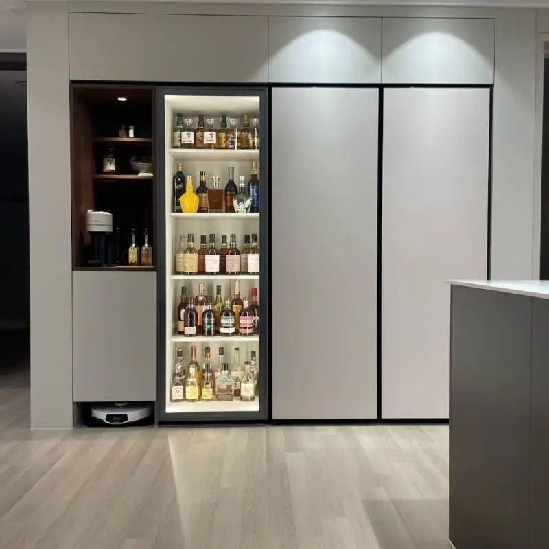 Tủ rượu gỗ MDF chống ẩm phủ Melamine cao cấp bền đẹp